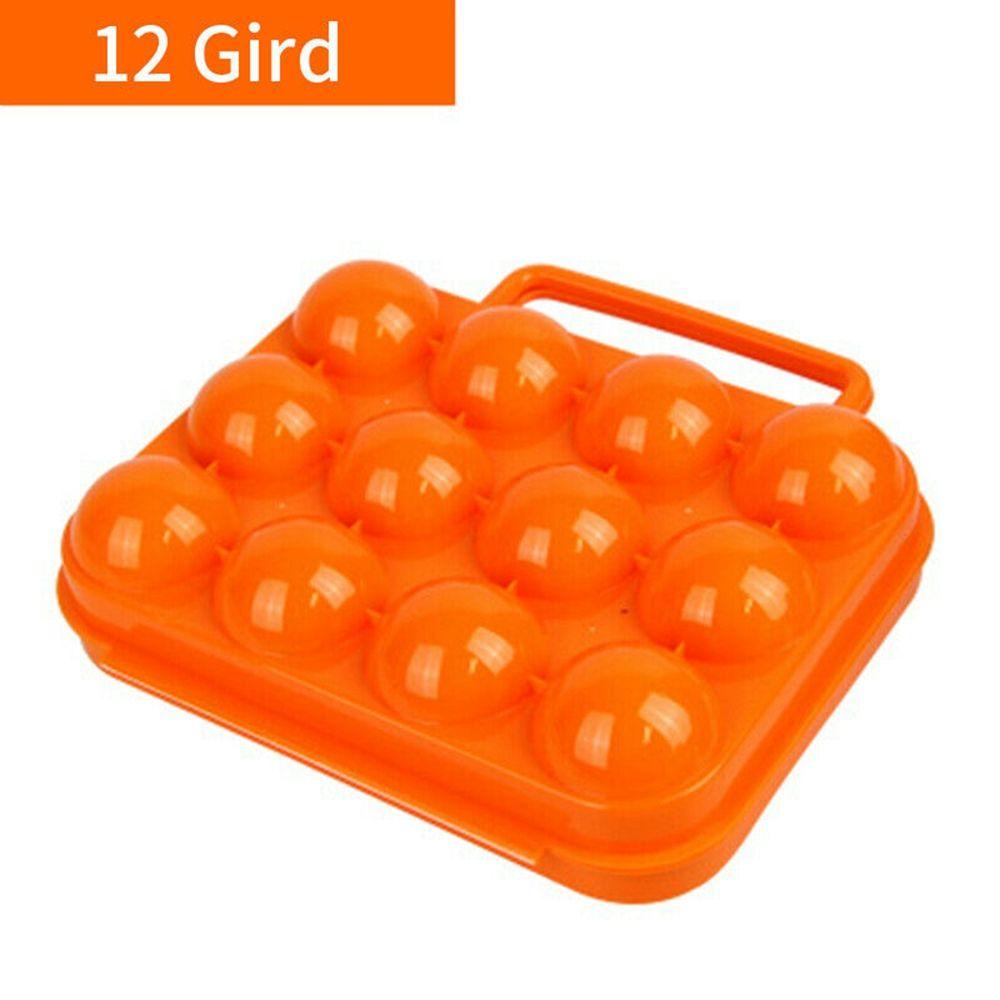 Hộp Đựng Trứng 6 / 12 Ngăn Gấp Gọn Tiện Dụng Cho Hoạt Động Ngoài Trời