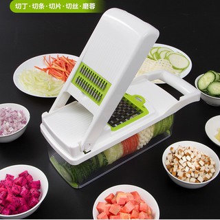 [Hàng Hot - Nội Địa Trung] Bộ Cắt Rau Củ Đa Năng, Bộ Nạo Cắt Gọt Rau Củ 7 Món Tiện Lợi Cao Cấp Kèm Hộp Đựng