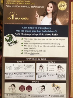 Nhuộm phủ bạc thảo dược REEN