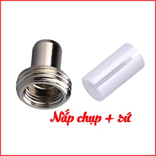 Combo sứ + Nắp chụp thay thế cho bút soi sợi quang VFL - Loại 7mm