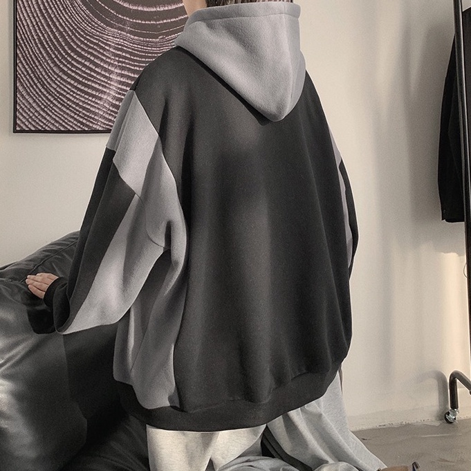 Áo khoác nam tay dài có nón màu sắc thời trang