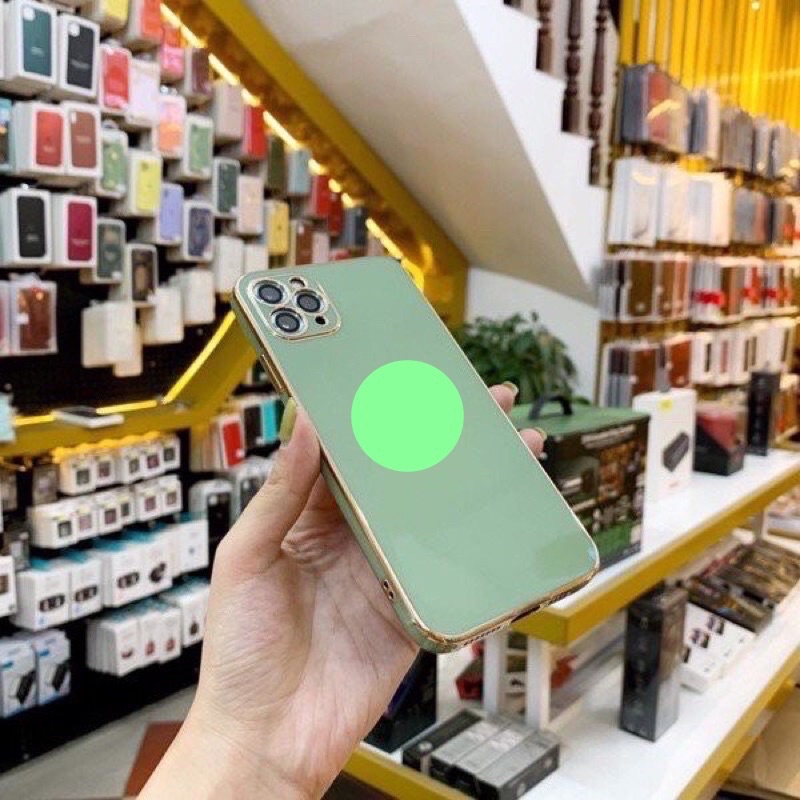 Ốp SILICON lưng bóng ĐỘ IP12 cho iPhone 6 -> 11ProMax