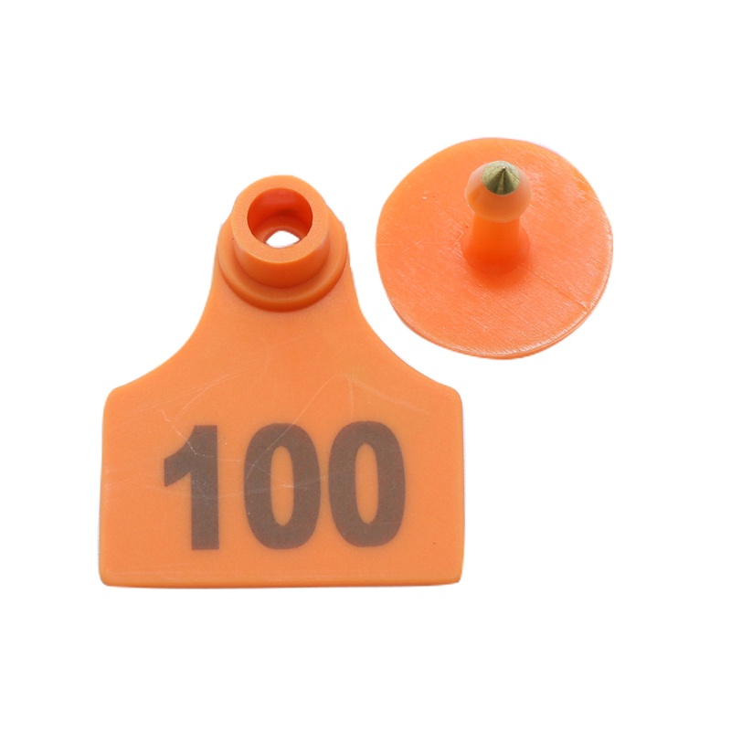 Combo 20pcs thẻ tai lợn, thẻ đeo tai cho heo bằng TPU, có số màu tươi sáng, thích hợp với lợn, bò, dê