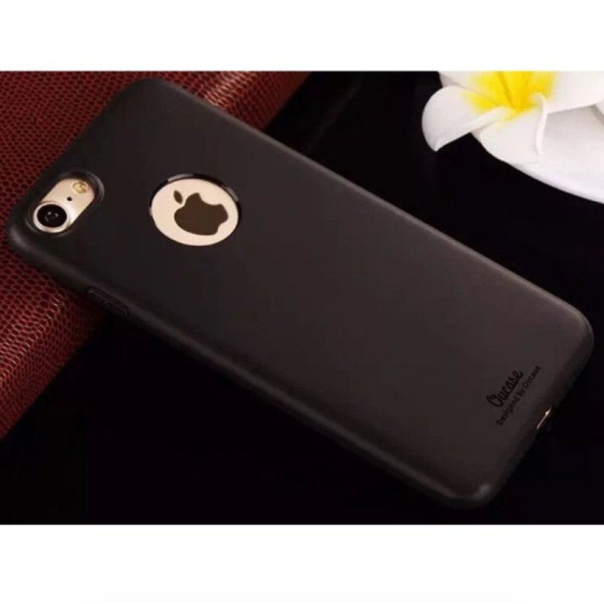 Ốp lưng dẻo màu đen Iphone 7G/7 Plus/8 Plus chính hãng Ou Case.