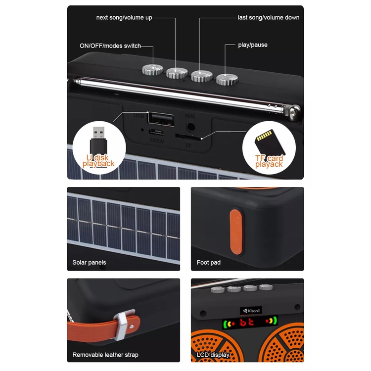 LOA BLUETOOTH KISONLI MINI SC 20