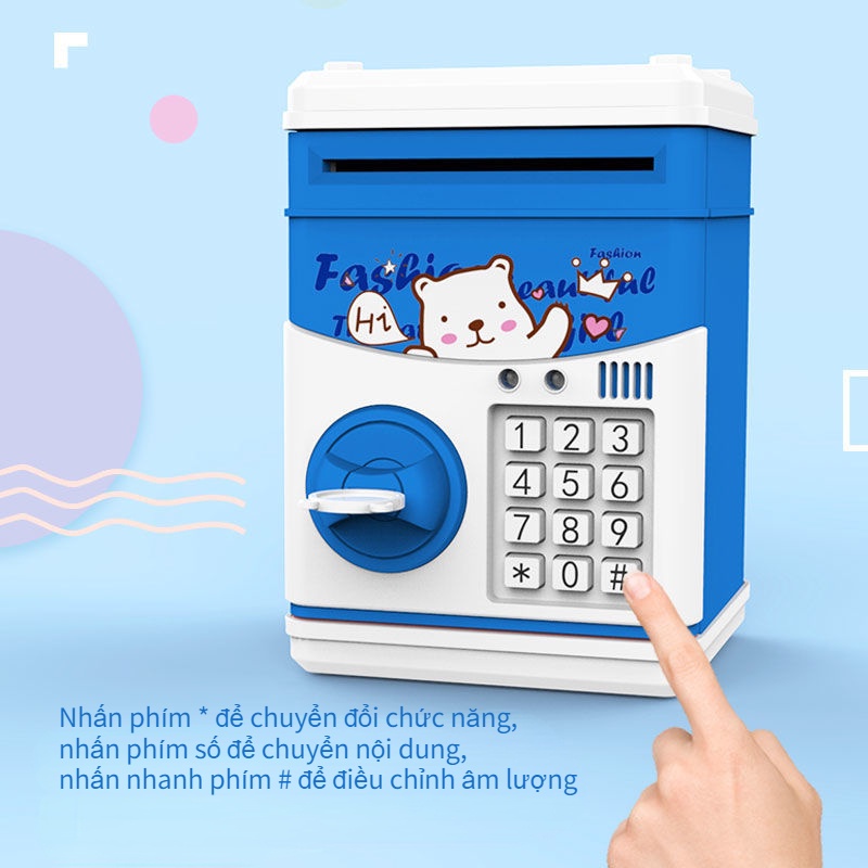 Phim Hoạt Hình Động Vật Mô Con Heo Đất Trẻ Em Nhạc Dễ Thương Kể Chuyện Tiền Xu Tiết Kiệm Ngân Hàng Autumn063 Quà Tặng Đồ Chơi