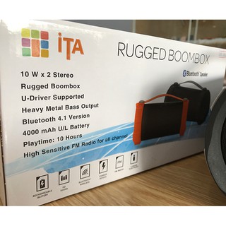 Loa Bluetooth Speaker iTA RUGGED BOOMBOX Mới
