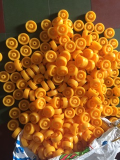 Bánh xe con lăn băng tải phi 27 cốt 5