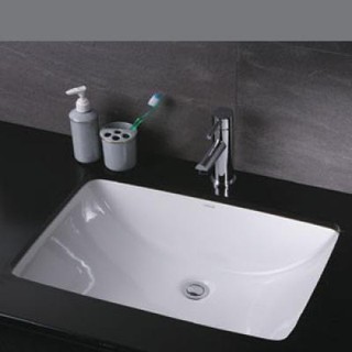 CHẬU RỬA MẶT, LAVABO ÂM BÀN NHẬP KHẨU CHÍNH HÃNG GROVES GB 1803 (KT: 47x34,5 cm) men sáng đẹp.
