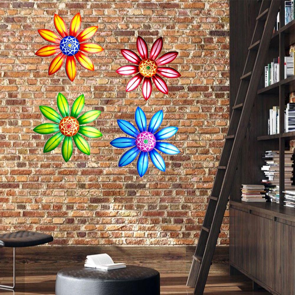 Tranh Hoa Kim Loại Treo Tường Trang Trí Nhà Cửa