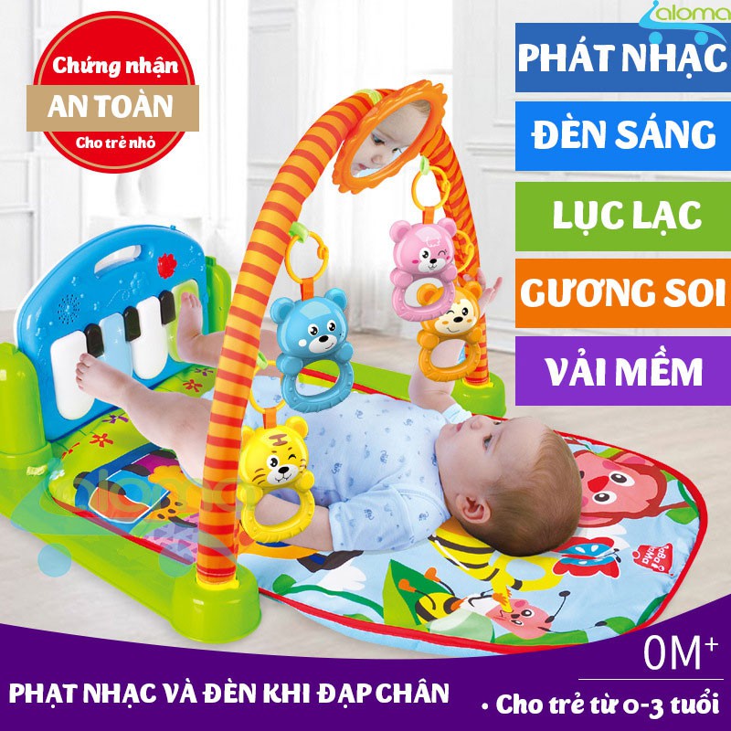 Giường phát nhạc vui nhộn cho bé