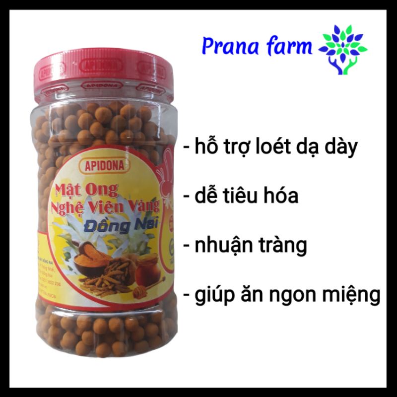Viên mật ong nghệ vàng thiên nhiên Đồng Nai 200g