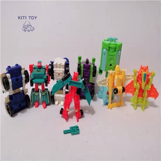 Đồ chơi bộ 10 xe, máy bay biến hình robot giá rẻ