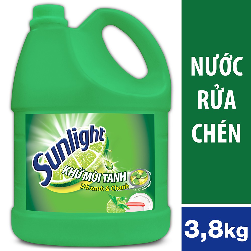 Nước rửa chén nước rửa bát Sunlight 3,6kg tặng nước lau sàn 550ml chọn km theo phân loại