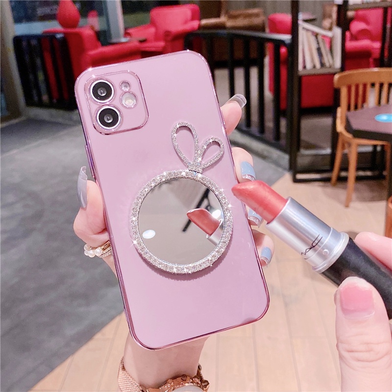Ốp Điện Thoại TPU Tráng Gương Mạ Điện Màu Macaron Cho iPhone 13 12 11 Pro Max iPhone Xs Max Xr X 8 7 6 Plus