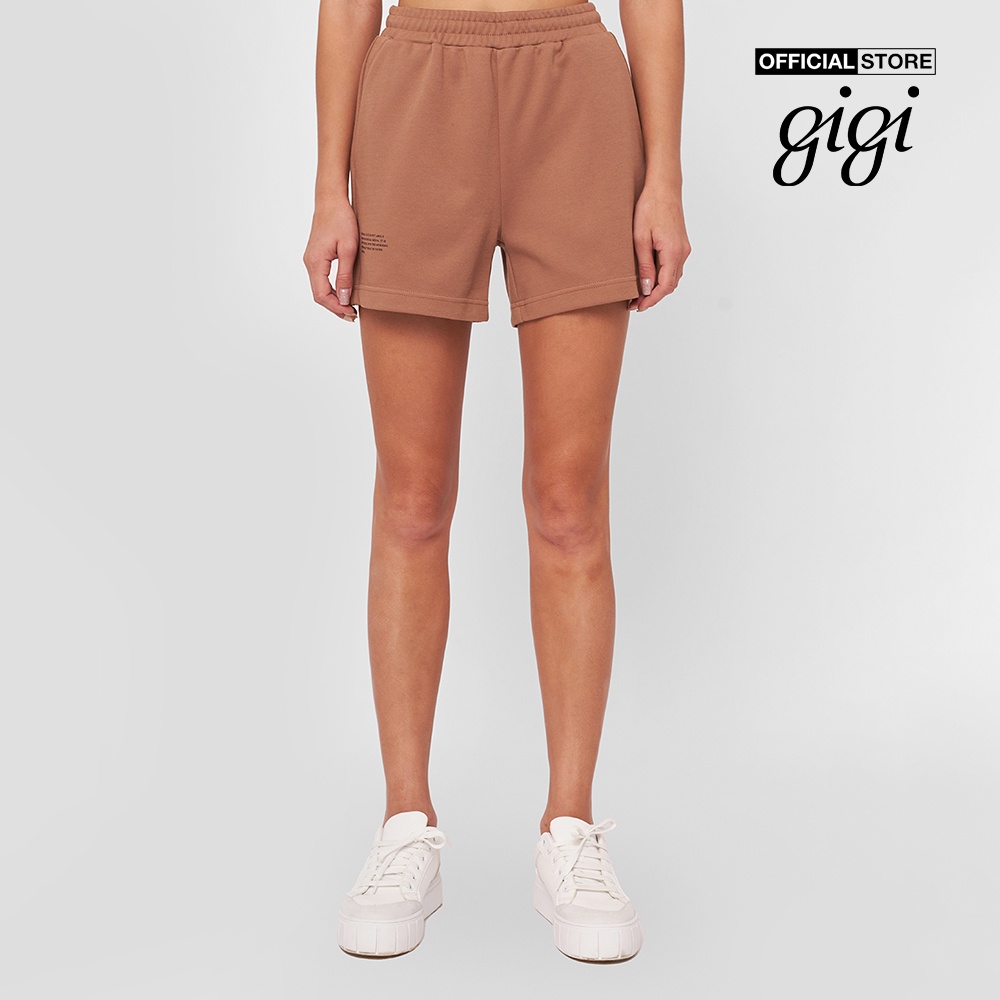 Gigi - Quần shorts nữ lưng thun năng động G3406S211408-13