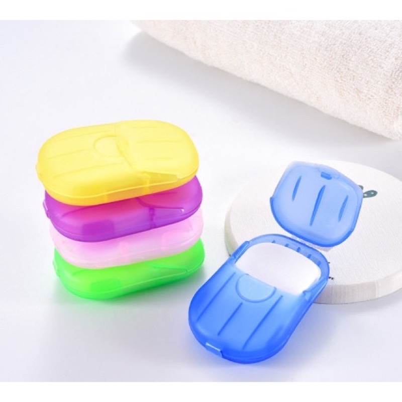 [Hộp 50 tờ - Hộp 100 tờ] XÀ PHÒNG RỬA TAY DẠNG GIẤY