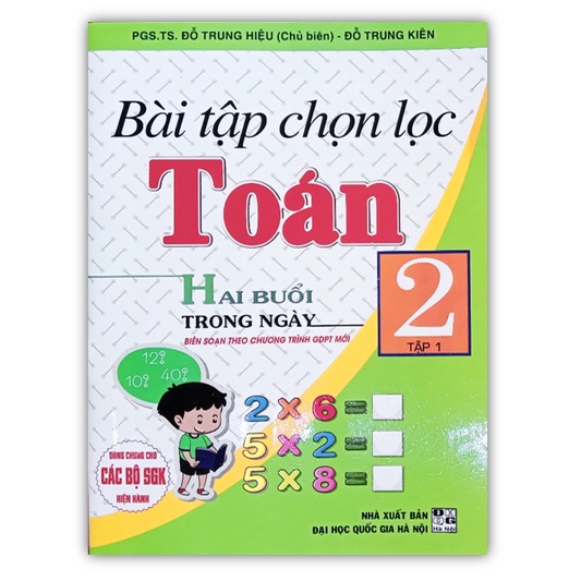 Sách - Bài tập chọn lọc Toán 2 - Tập 1 (Hai buổi trong ngày) BS theo chương trình GDPT mới