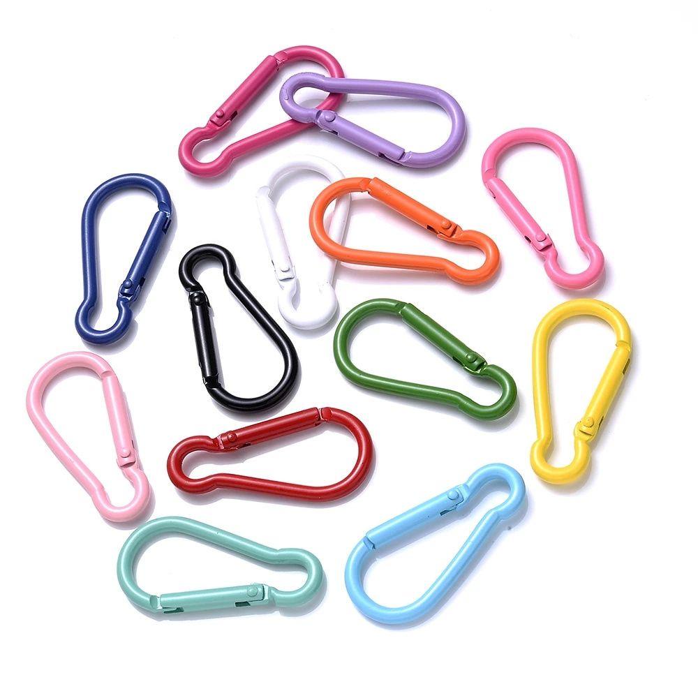 Móc Khóa Carabiner An Toàn Kích Thước 45x24mm Tiện Dụng Mang Theo Du Lịch Cắm Trại DIY