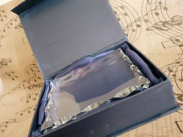 Đèn ngủ pha lê viên sóng