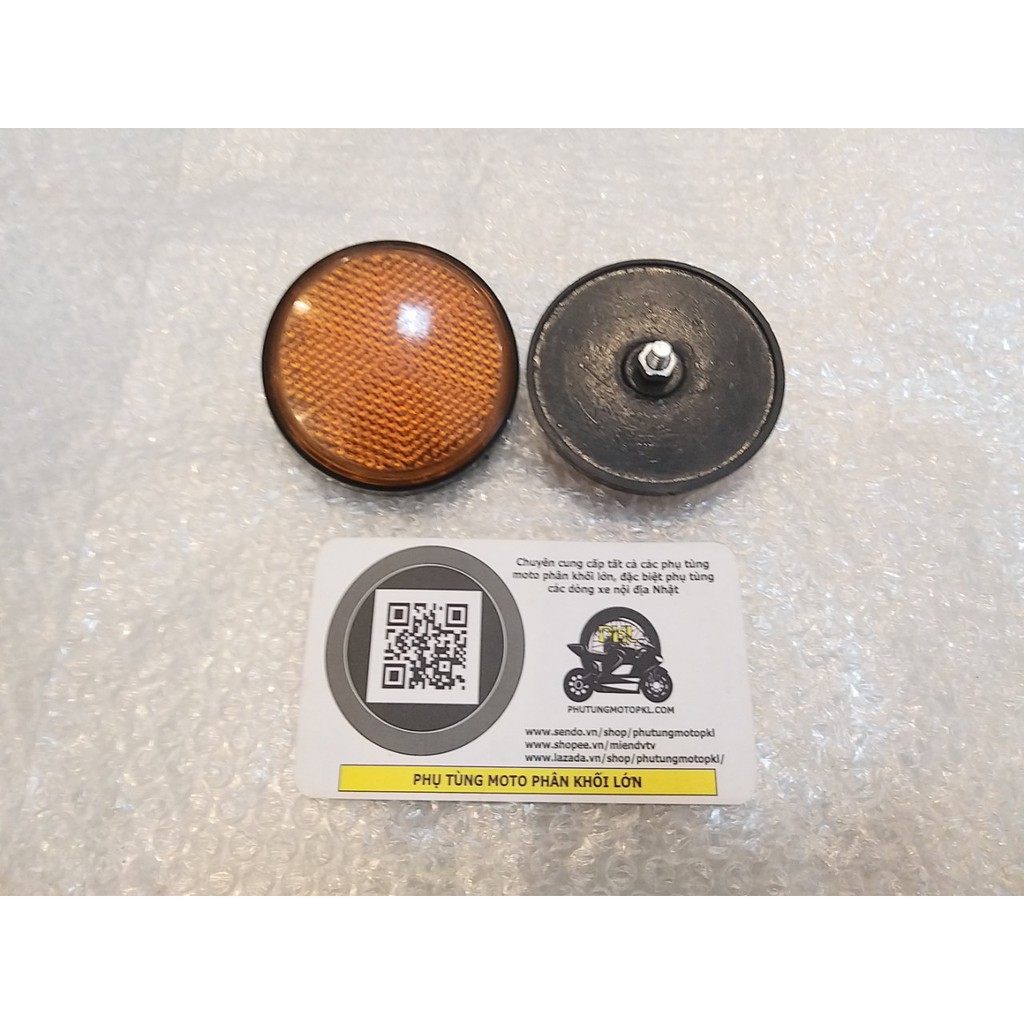 Chụp phản quang tấm phản quang mắt mèo mô tô xe máy 1 cái