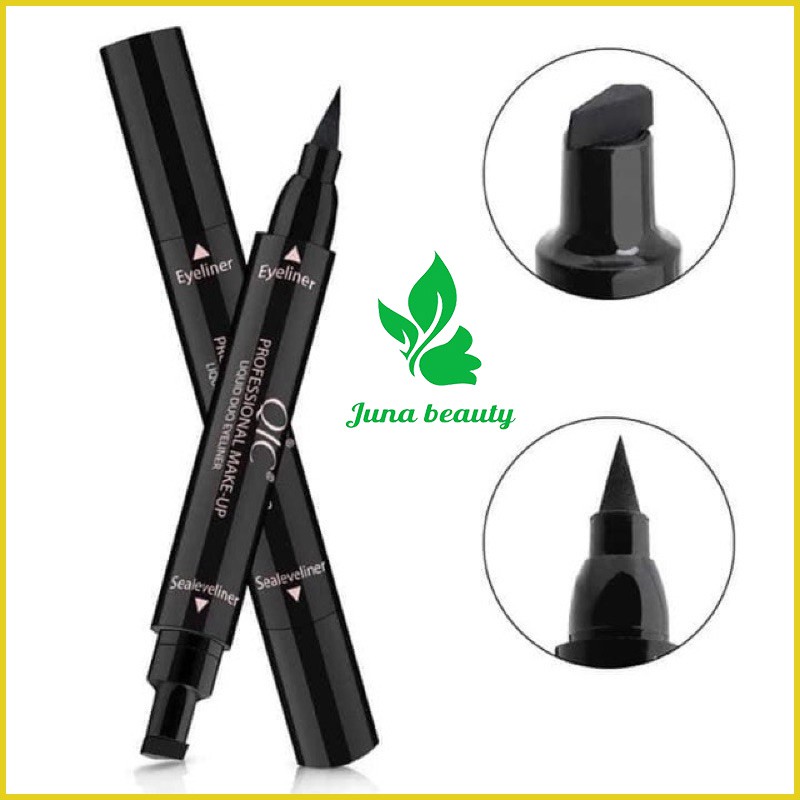 [RẺ VÔ ĐỊCH]Bút Kẻ Mắt 2 Đầu Thần Thánh Qic Không Thấm Nước