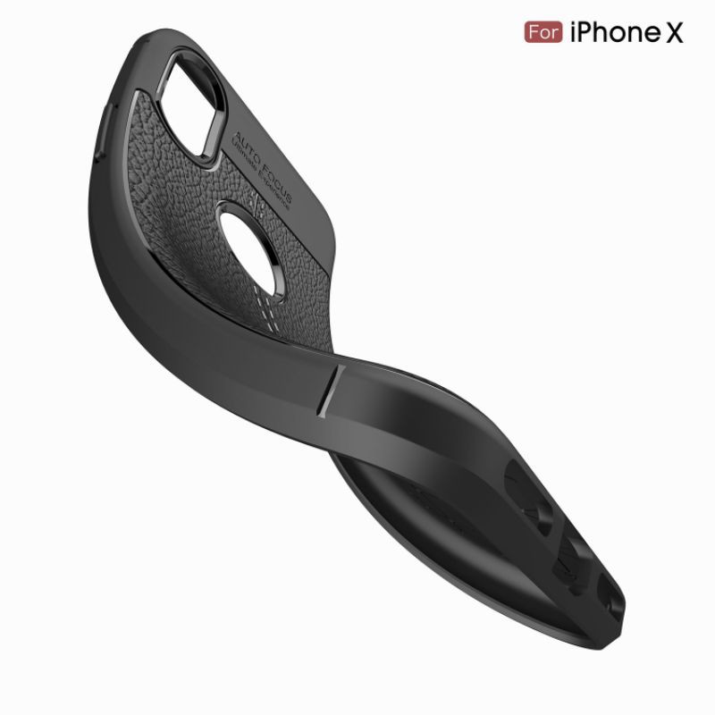 Ốp lưng dẻo vân da Auto Focus cho iPhone 7P/8P/X/XR/XS MAX/11/11PRO/11PROMAX/12/12PRO/12PROMAX