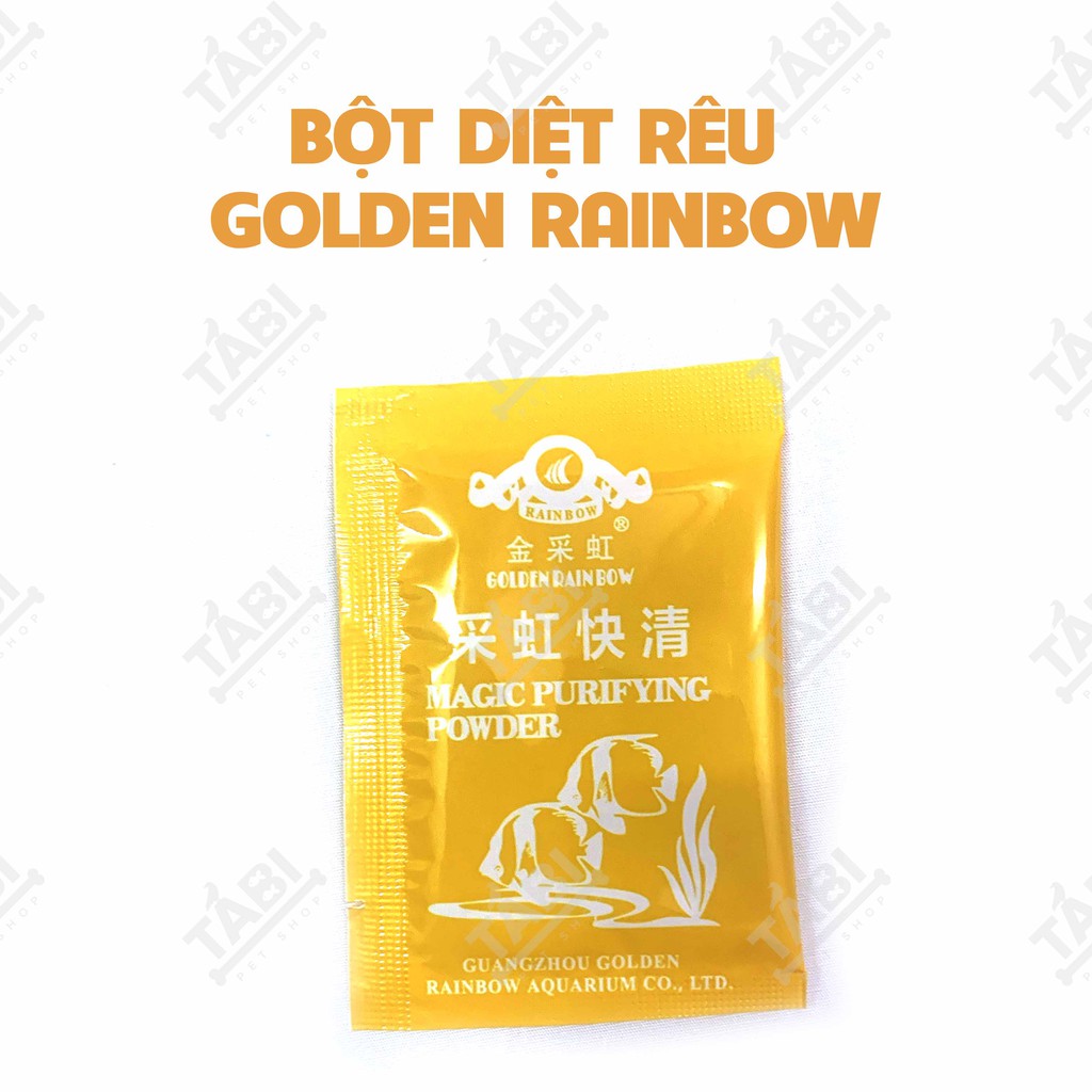 Bột Diệt Rêu Cao Cấp Golden Rainbow (5 Gói/Hộp) Cho Hồ Cá Thuỷ Sinh [GOLDEN RAINBOW]