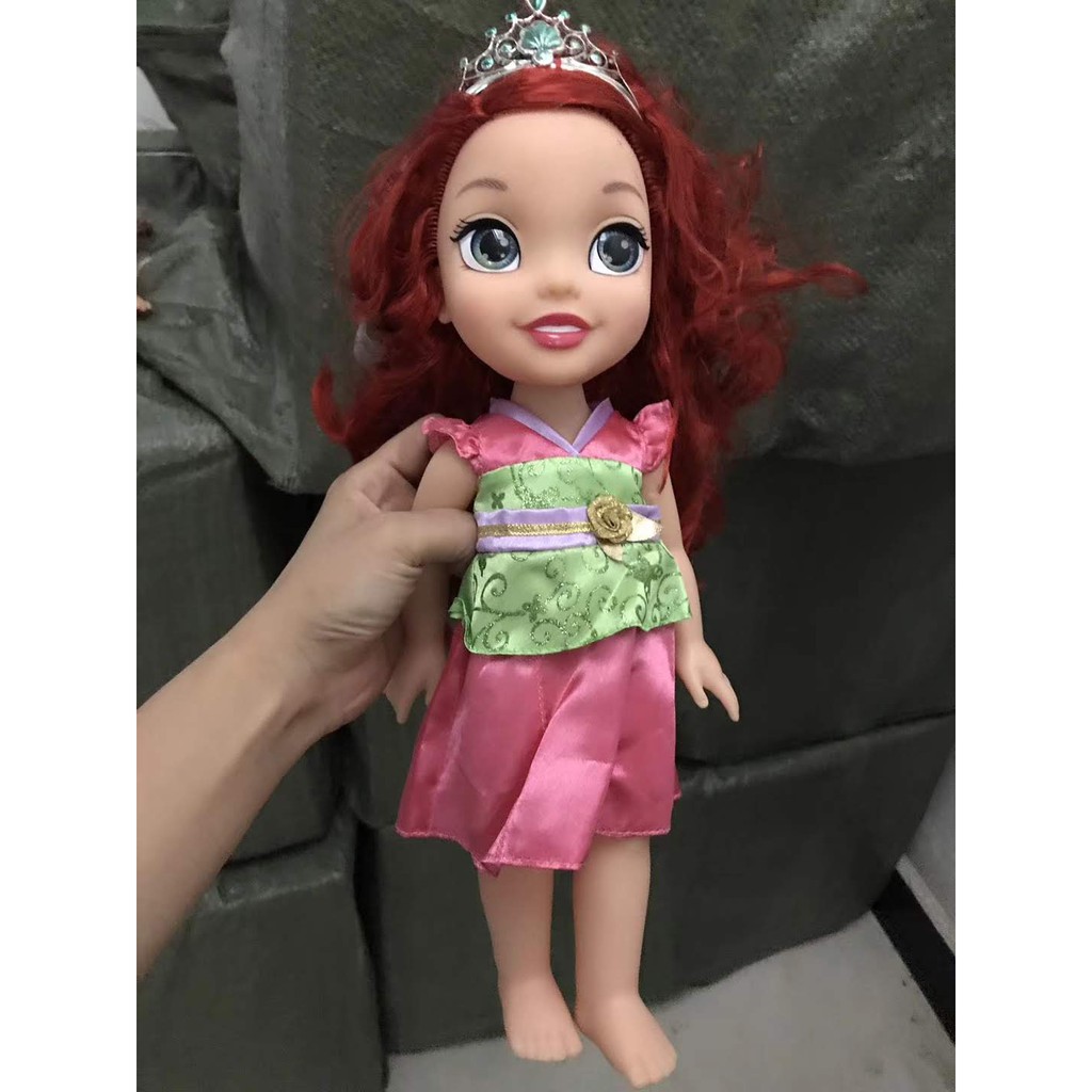 Búp Bê Disney mắt thủy tinh 35 cm - My First Disney Princess 14 inch (Thanh lý tồn kho, lỗi máy)