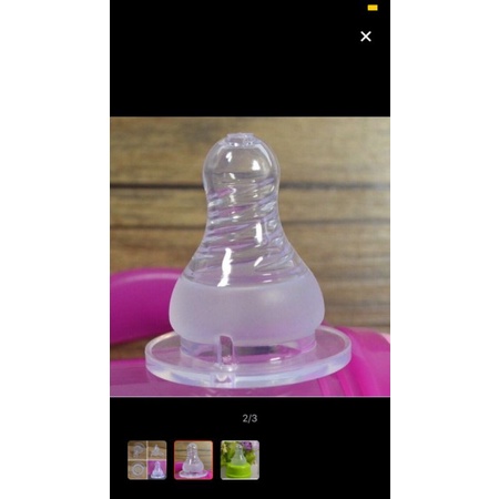 Núm ti silicon cổ hẹp cho một số bình