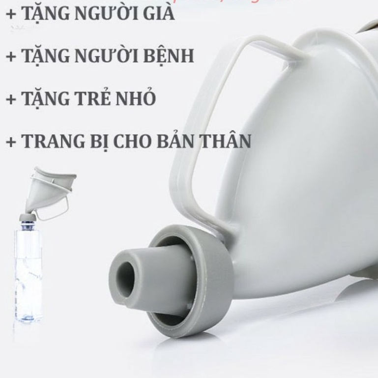 Dụng cụ hỗ trợ đi tiểu cho người bệnh, Phễu Đi Tiểu Thiết Kế Nhỏ Gọn Dùng Trên ô tô Đa Năng Tiện Dụng Cho Nam và Nữ