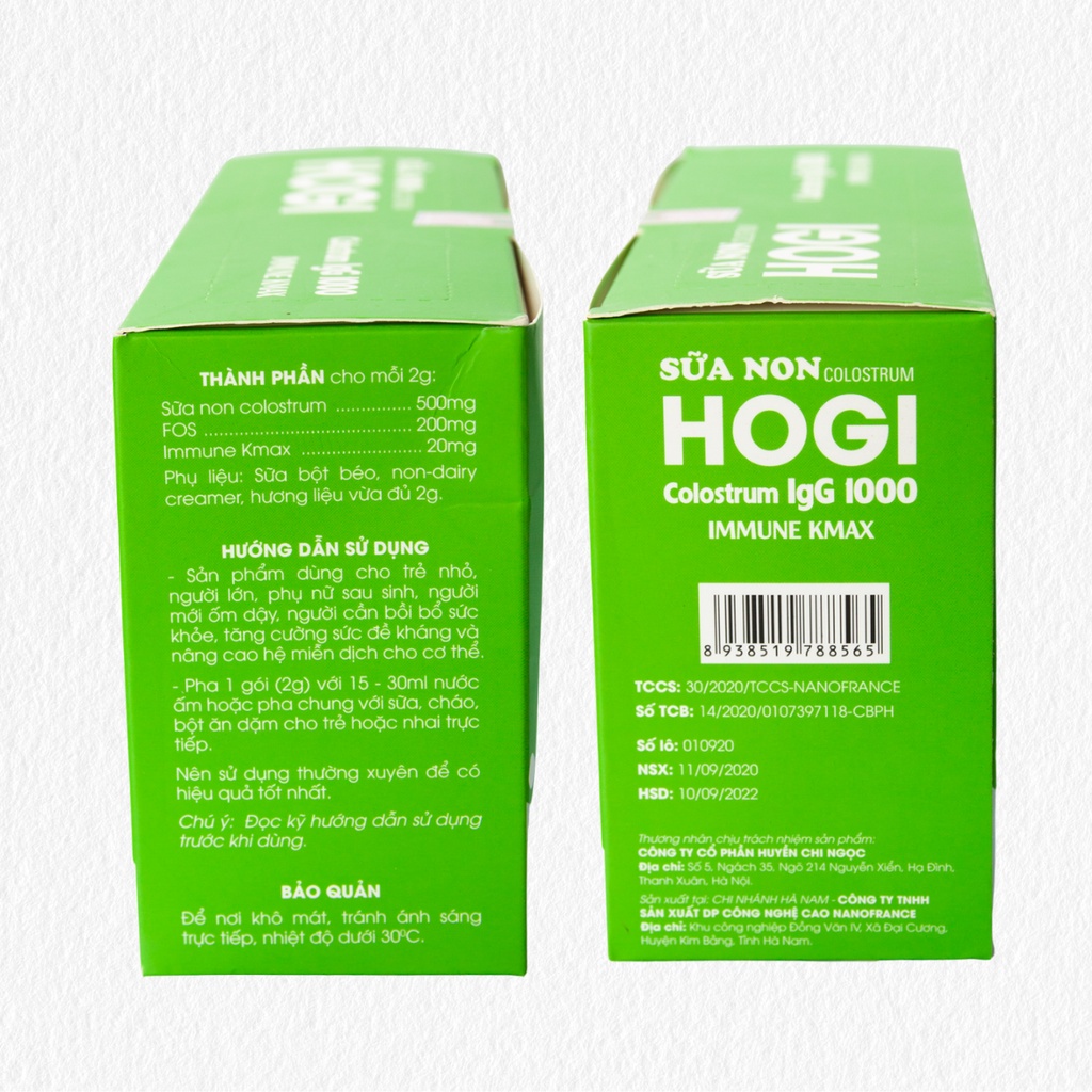 Sữa Non Colostrum Hogi Hộp 50 Gói Bổ Sung Dinh Dưỡng Cho Trẻ - DT027