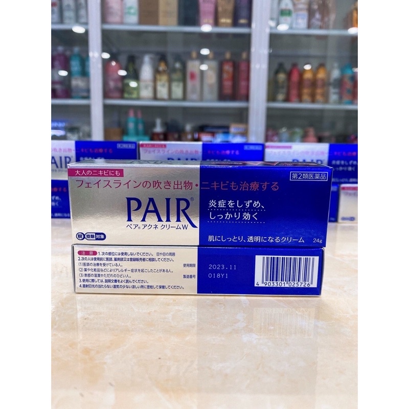 Kem Mụn PAIR Nhật Bản Hỗ Trợ Cải Thiện Mụn Cám, Mụn Đầu Đen 24g