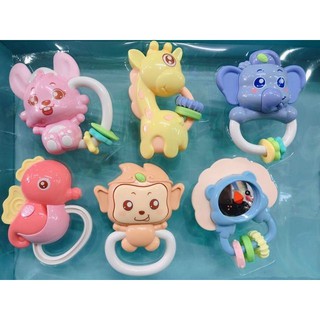 [HPTOYS] Set 6 lục lạc gặm nướu cao cấp cho bé [ có ảnh thật ]