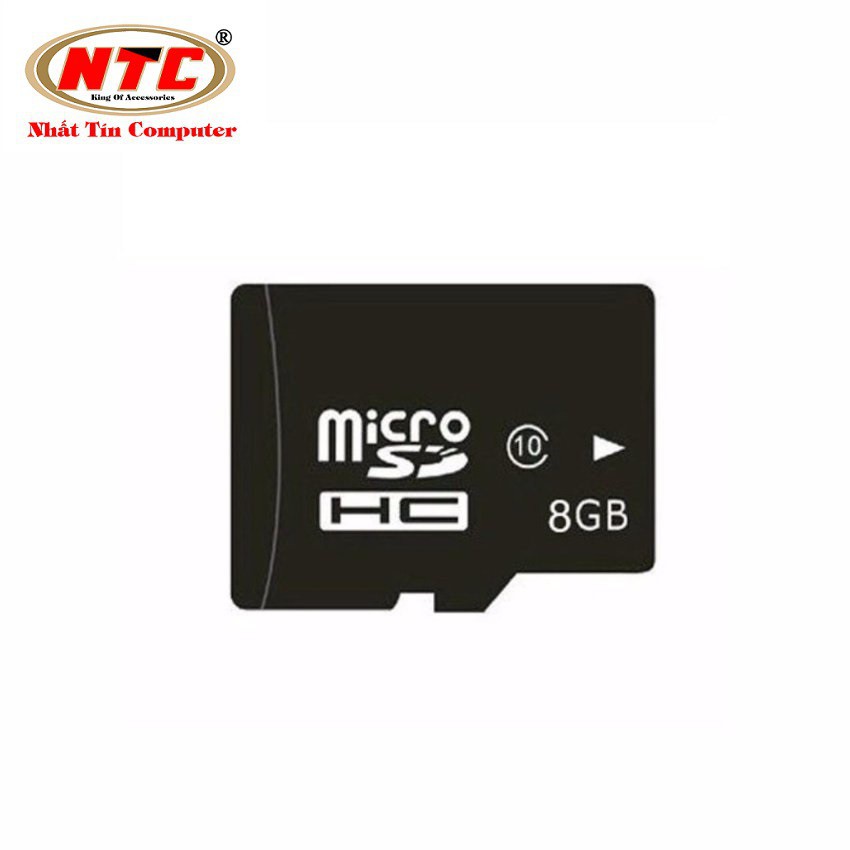 Nơi﹍Thẻ nhớ microSDHC NTC 8GB Class 10 (Đen) + Tặng kèm 01 hộp đựng và adapter | BigBuy360 - bigbuy360.vn