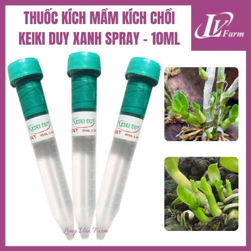 KEIKI DUY XANH SPRAY 10ml - Thuốc Phun Kích Mầm Kích Chồi Kích Kie Cho Hoa Lan, Cây Cảnh