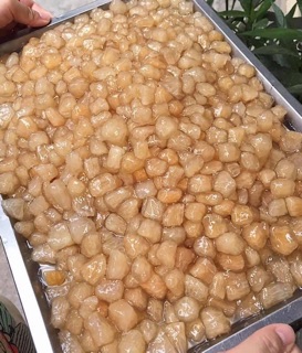 Cùi bưởi sơ chế- cùi bưởi cốm non