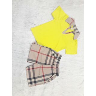 Combo 2 bộ cực đẹp + 5 quần chip đùi elsa cho bé