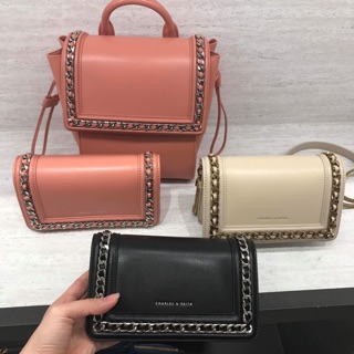 Túi charles and keith 2 xích mini  authentic