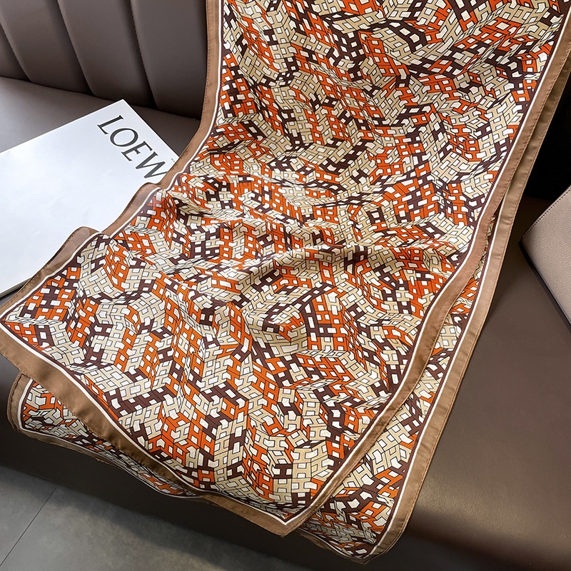 Khăn lụa choàng cổ nữ thời trang xinh xắn thanh lịch size 40*170cm
