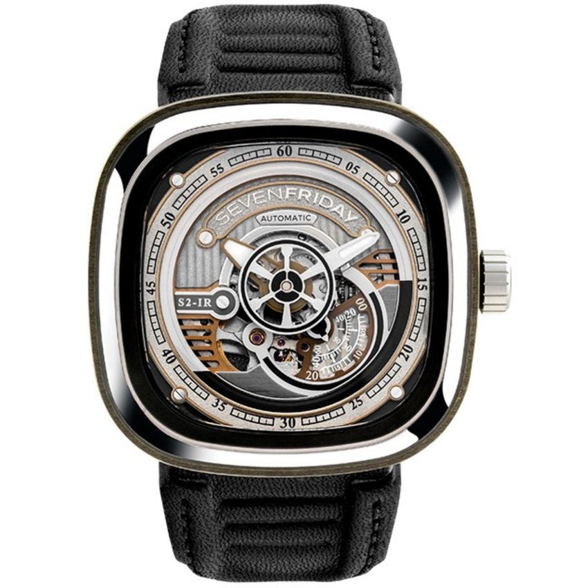 Đồng Hồ Nam SevenFriday SF - S2/01 - Automatic - Dây Da + Tặng 01 Dây Cao Su