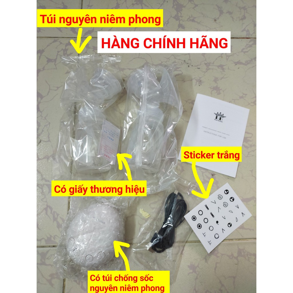 [Hàng công ty] Máy hút sữa điện đôi Real Bubee 6 cấp độ mạnh ( Realbubee loại 1)