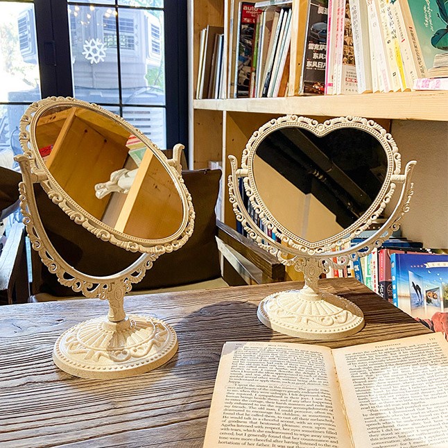 Gương để bàn trang điểm công chúa sang chảnh vintage Lynx Home