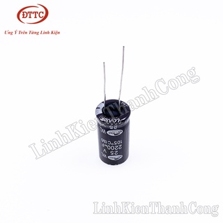 Bộ 5 Chiếc Tụ Hóa 2200uF 25V (13x25mm)