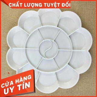 Khay pha màu hoa đào 18cm