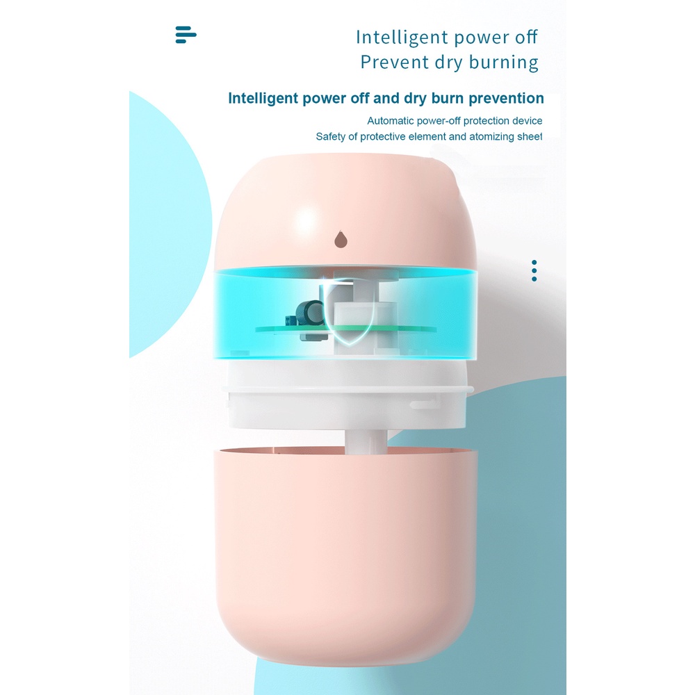 Máy Khuếch Tán Tinh Dầu 220ML Kết Nối USB Tiện Dụng