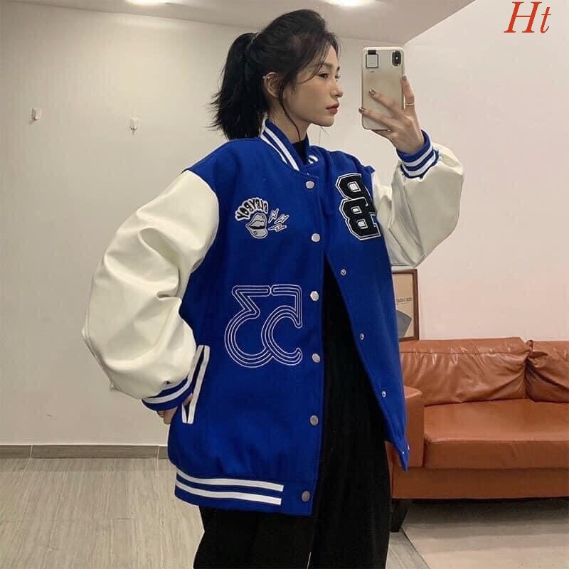 Áo Khoác Bomber Nam Nữ In Chữ nỉ PB53 Thời Trang Unisex 365
