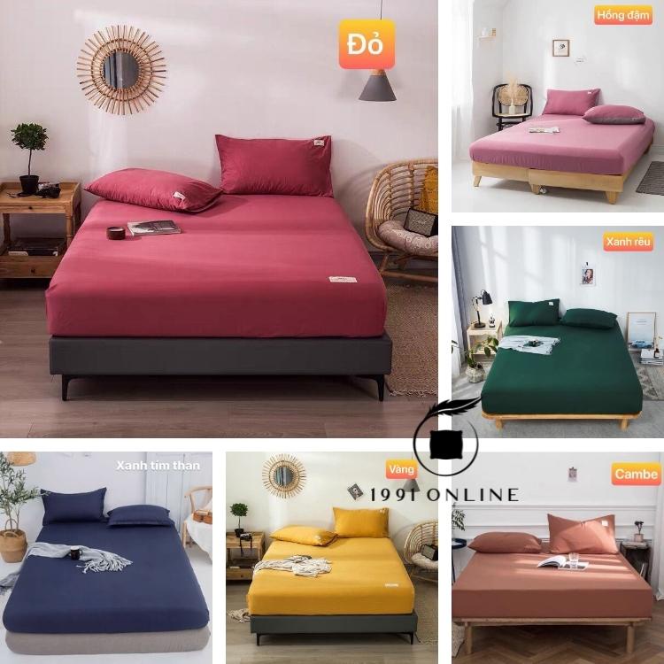 🎁Ga Gối Đơn sắc [Phong cách Homstay] Đơn giản, đẹp, bền không bao giờ lỗi mode