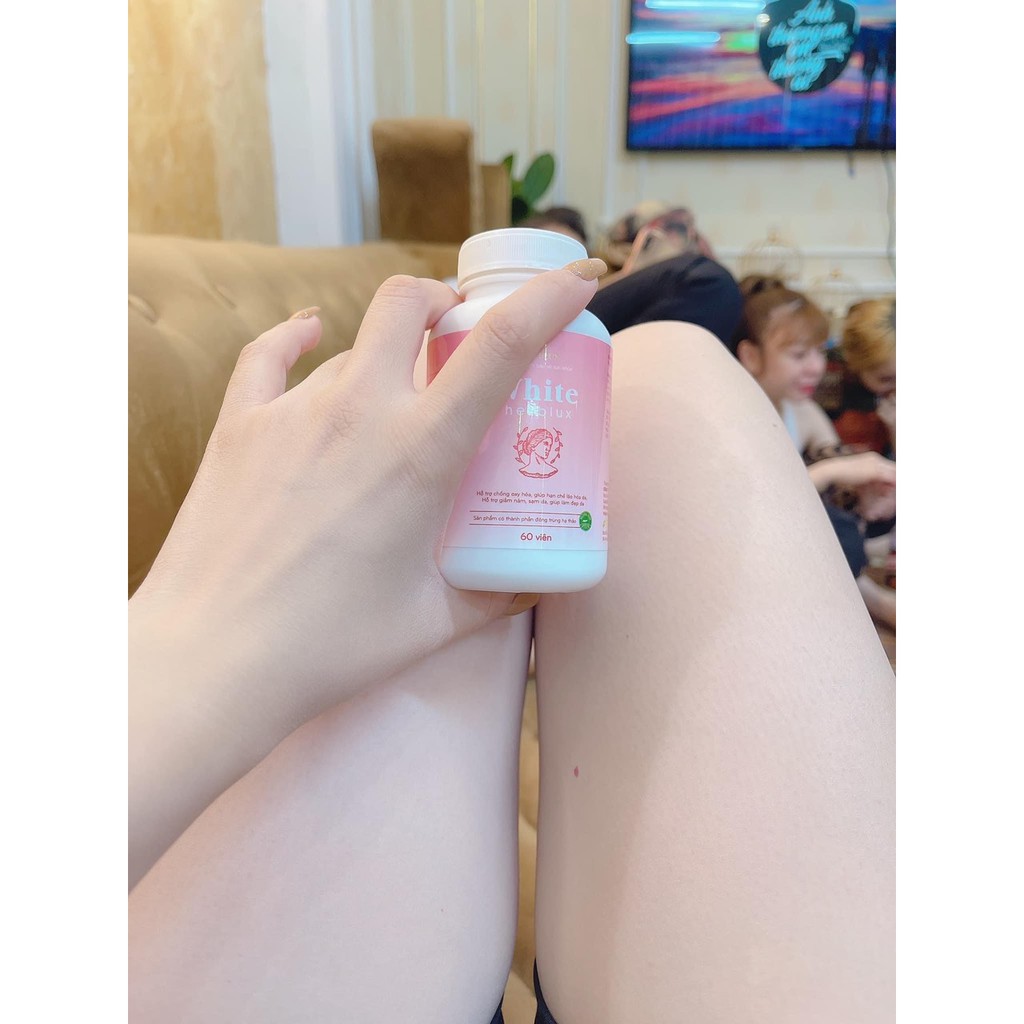 Viên Uống Trắng Da WHITE HERBLUX Trắng hồng, Căng mịn, Mờ Nám | BigBuy360 - bigbuy360.vn