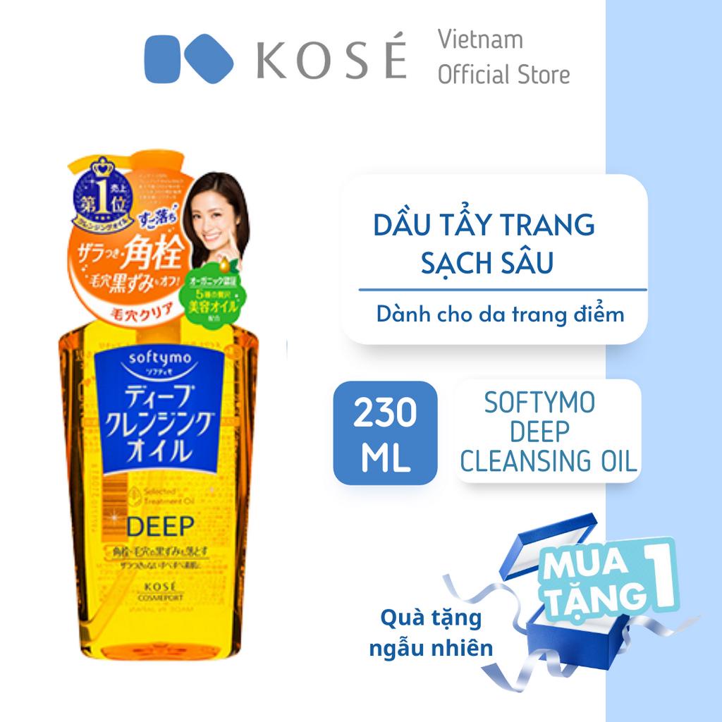 Dầu Tẩy Trang Softymo Deep Cleansing Oil Tẩy Trang Sạch Sâu Chai 230ml